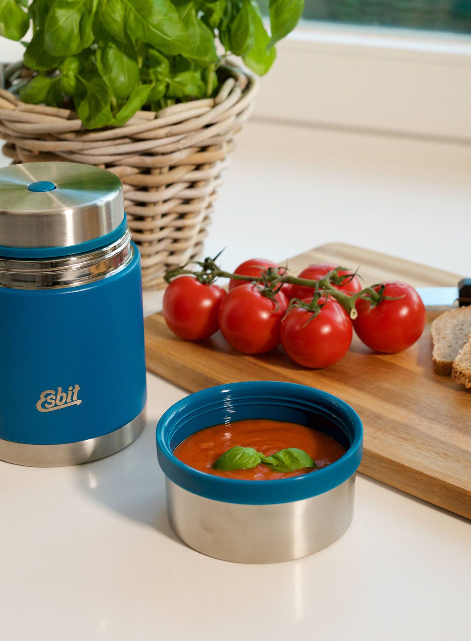 Термос за храна Esbit Sculptor Food Jug 1000 ml - polar blue