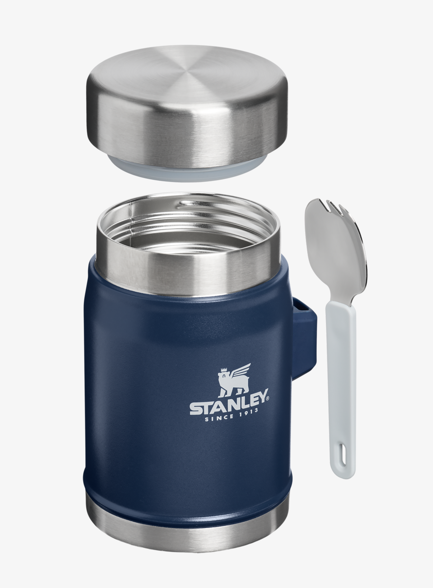 Термос за храна Stanley Legendary Classic Food Jar + Spork 0.4L - dark navy