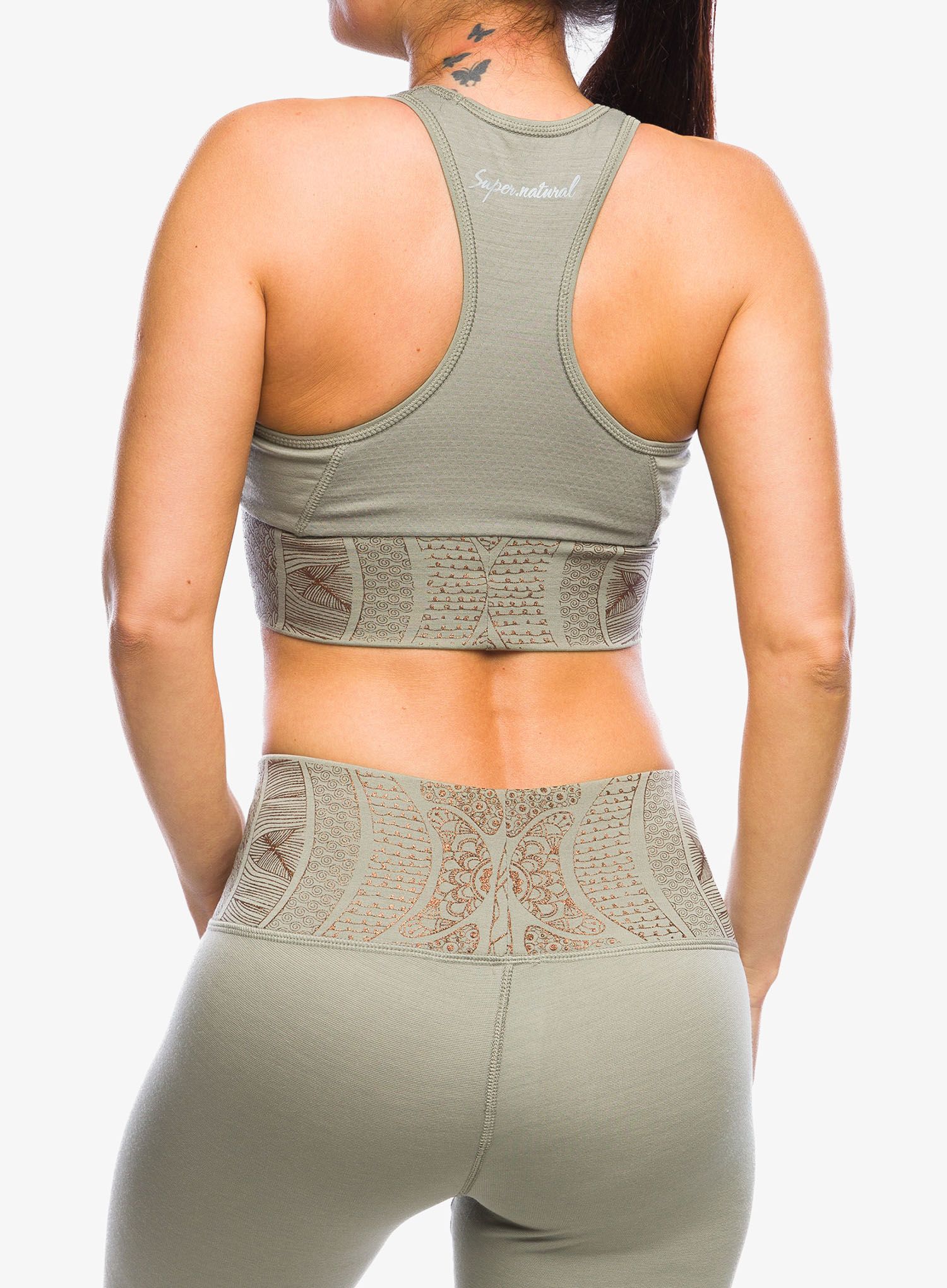 Дамско горнище Super.natural Arabesque Lf Top - dried sage/copper