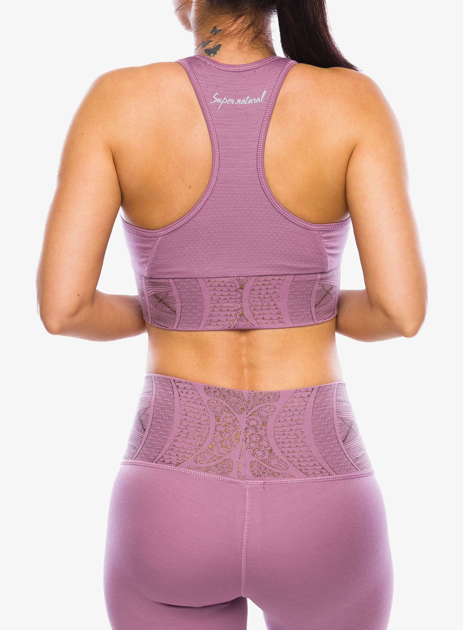 Дамско горнище Super.natural Arabesque Lf Top - orchid/copper