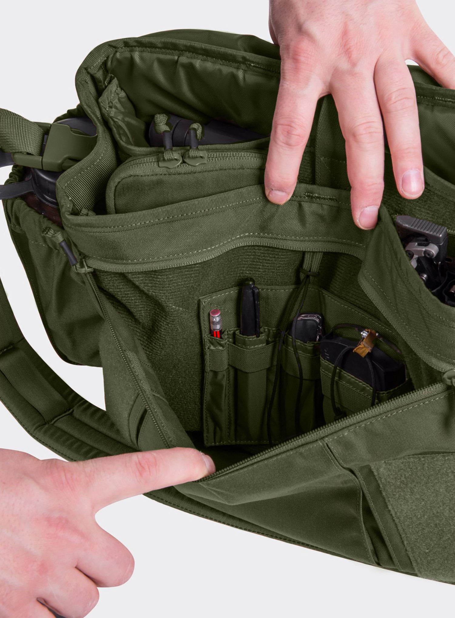 Градска чанта Helikon-Tex Urban Courier Bag Medium - Cordura - olive green