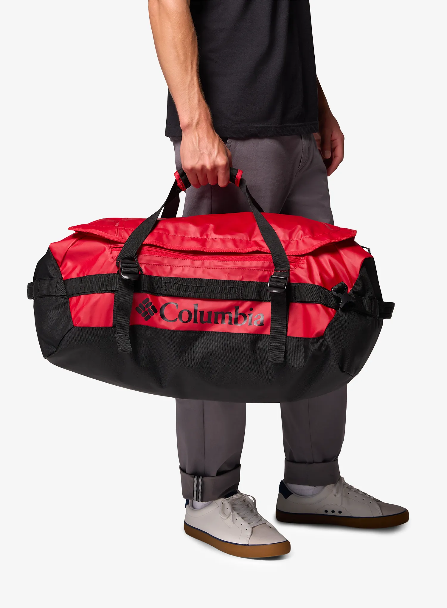 Чанта за пътуване Columbia Landroamer 60 L Duffel - mountain red/black