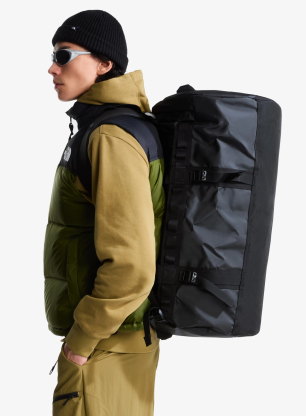 Чанта за пътуване The North Face Base Camp Duffel M - tnf black/tnf white