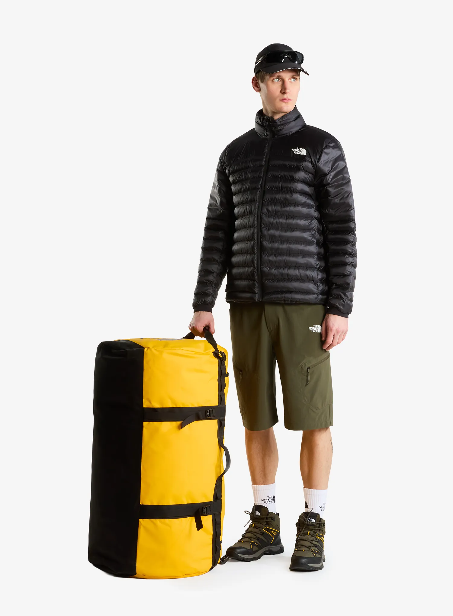 Чанта за пътуване The North Face Base Camp Duffel XXL - summit gold/tnf black