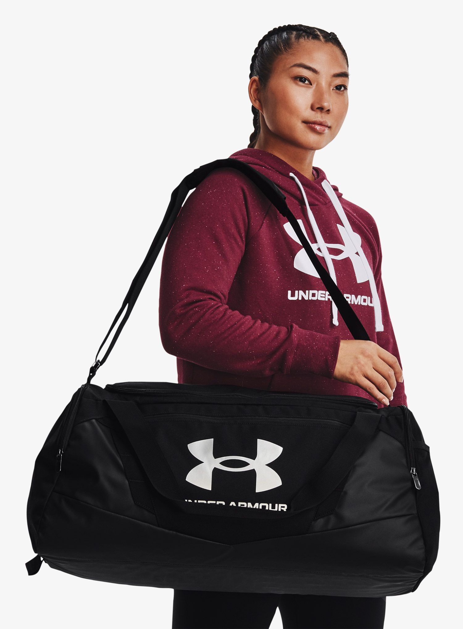 Чанта Under Armour UA Undeniable 5.0 Duffle MD - black/black/metallic silver