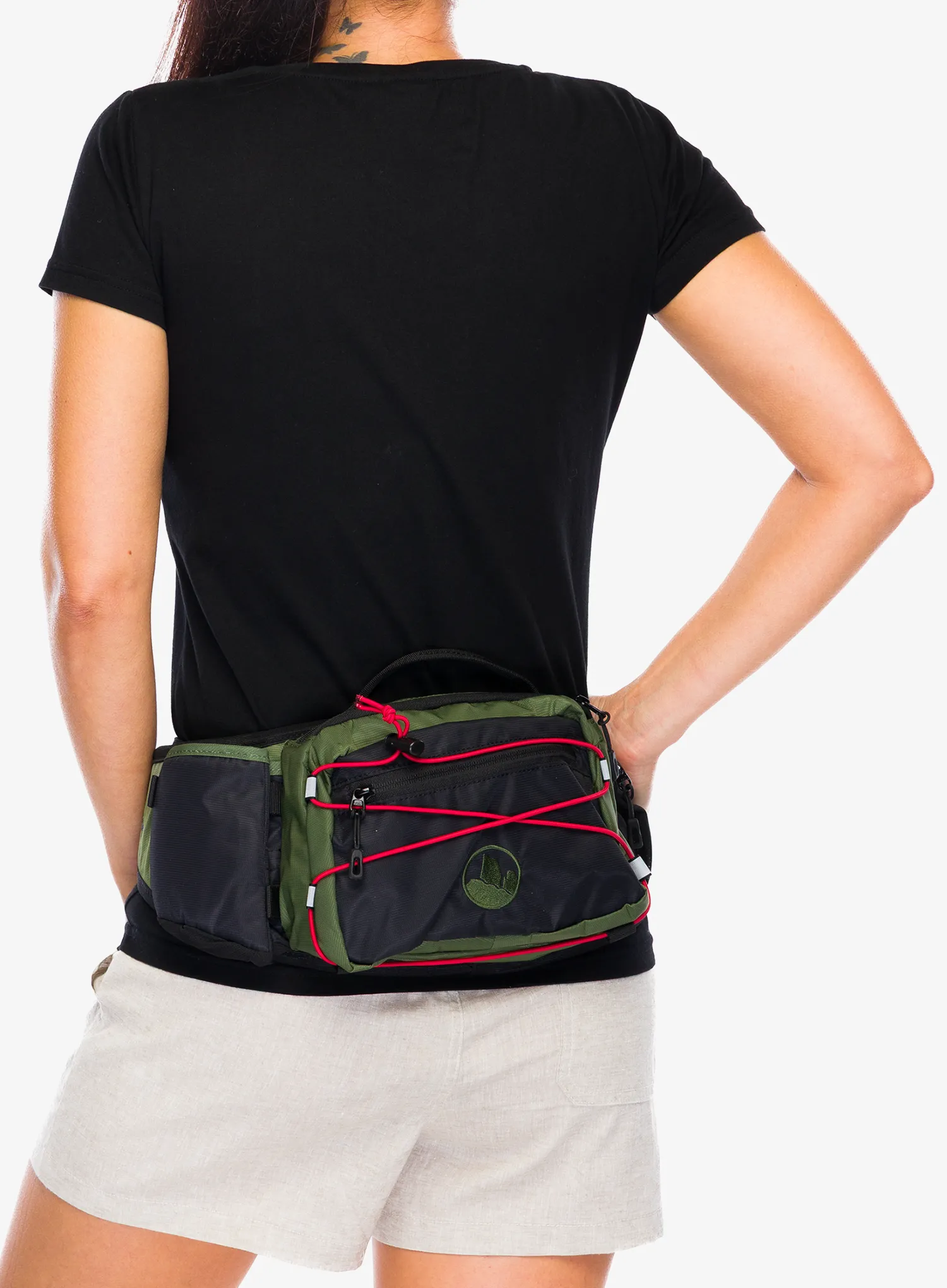 Чантичка за кръст Kohla Sprint 3L - bronze green/scarlet/caviar