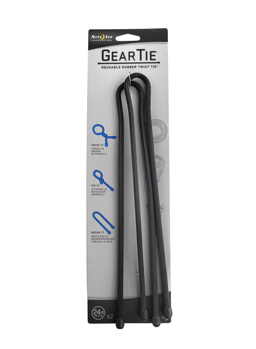 Каишки Nite Ize Gear Tie 24 - 2Pack - black
