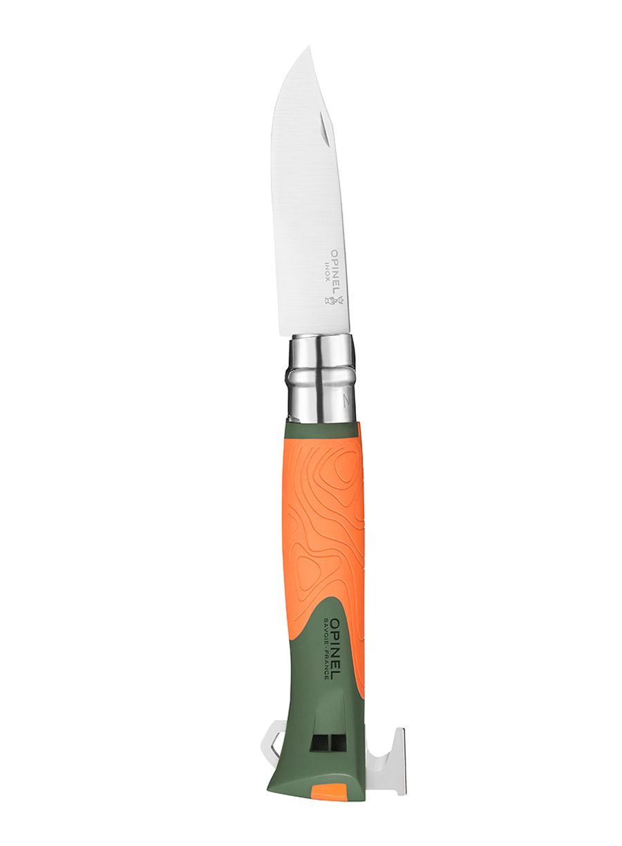 Туристически нож Opinel No.12 Explore - khaki/orange