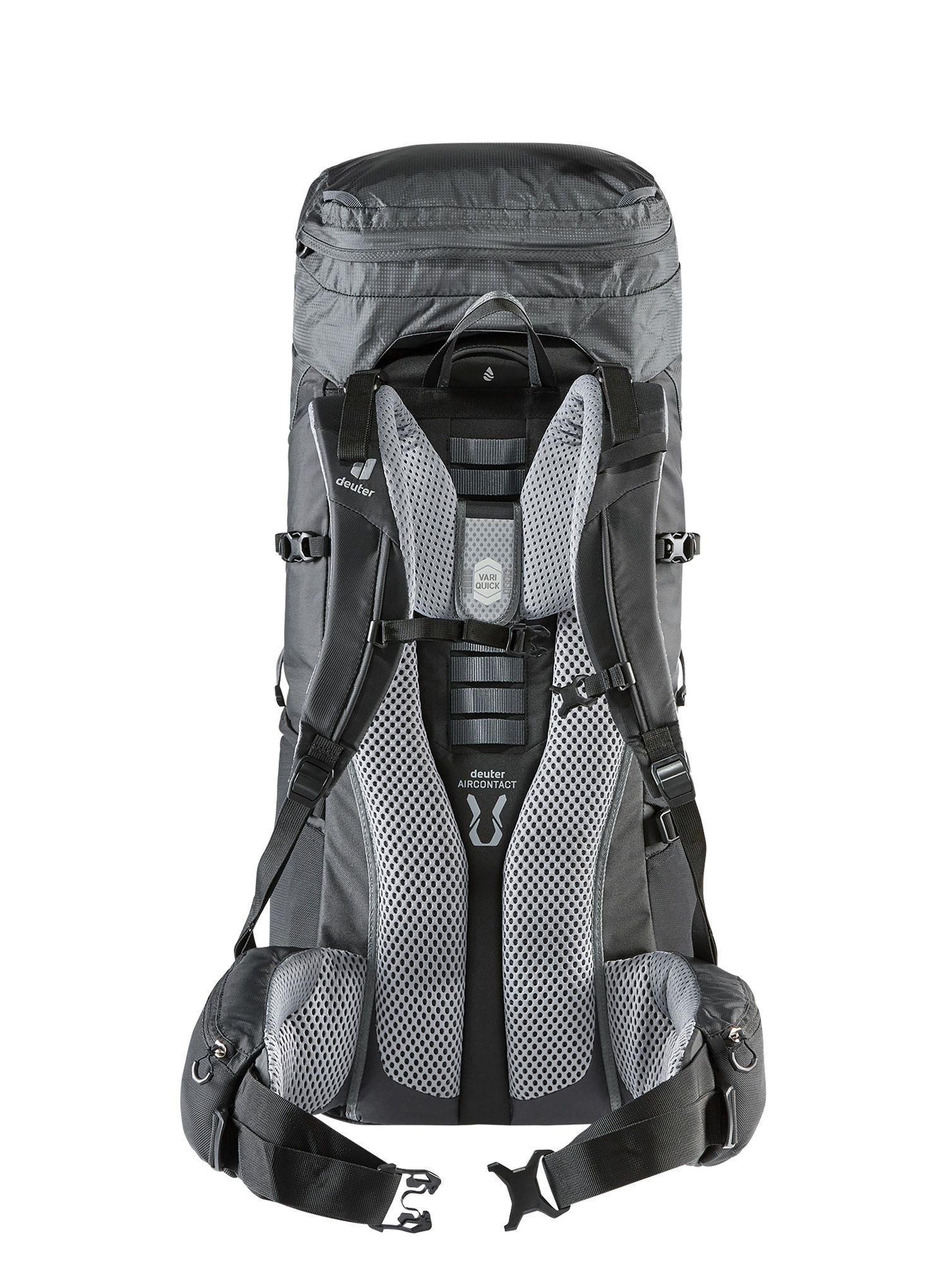 Трекинг раница Deuter Aircontact Lite 50 + 10 - black/graphite
