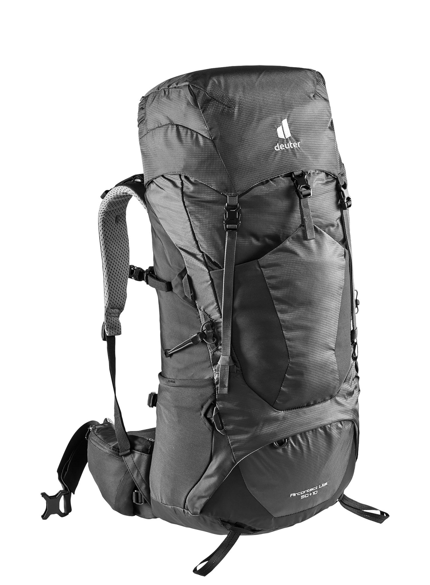 Трекинг раница Deuter Aircontact Lite 50 + 10 - black/graphite