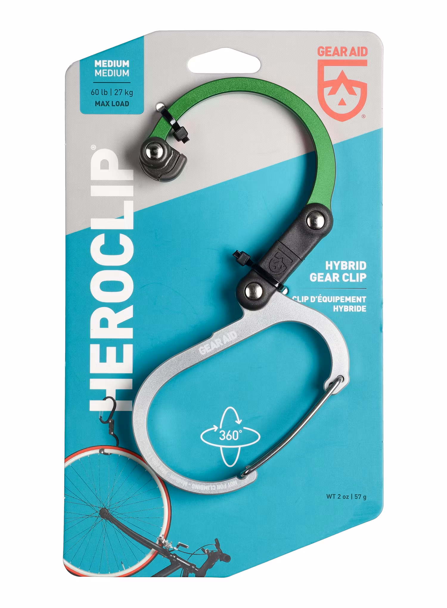 Държач Gear Aid Heroclip Medium - forest green