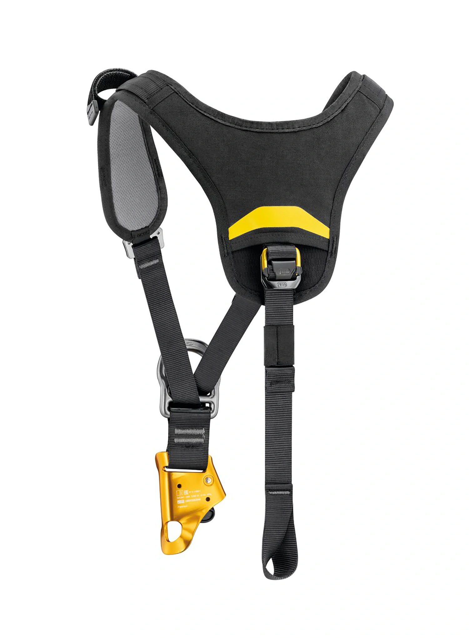 Гръден колан Petzl Top Croll - black/yellow