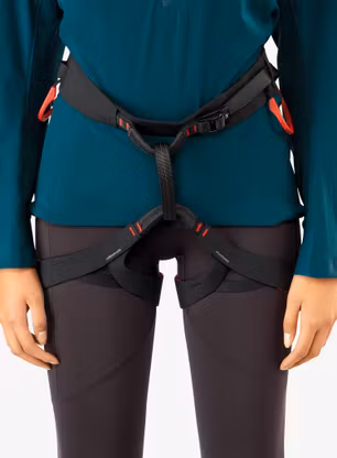 Дамска сбруя за катерене Arcteryx C-Quence Harness - black/dynasty