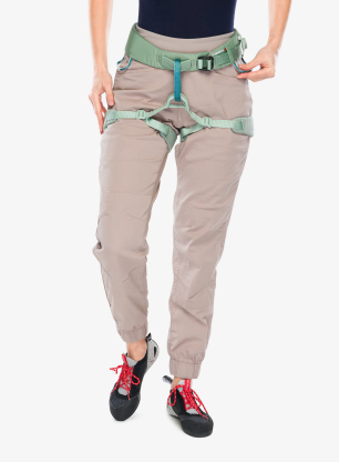 Дамска сбруя за катерене Black Diamond Momentum Harness - desert sage