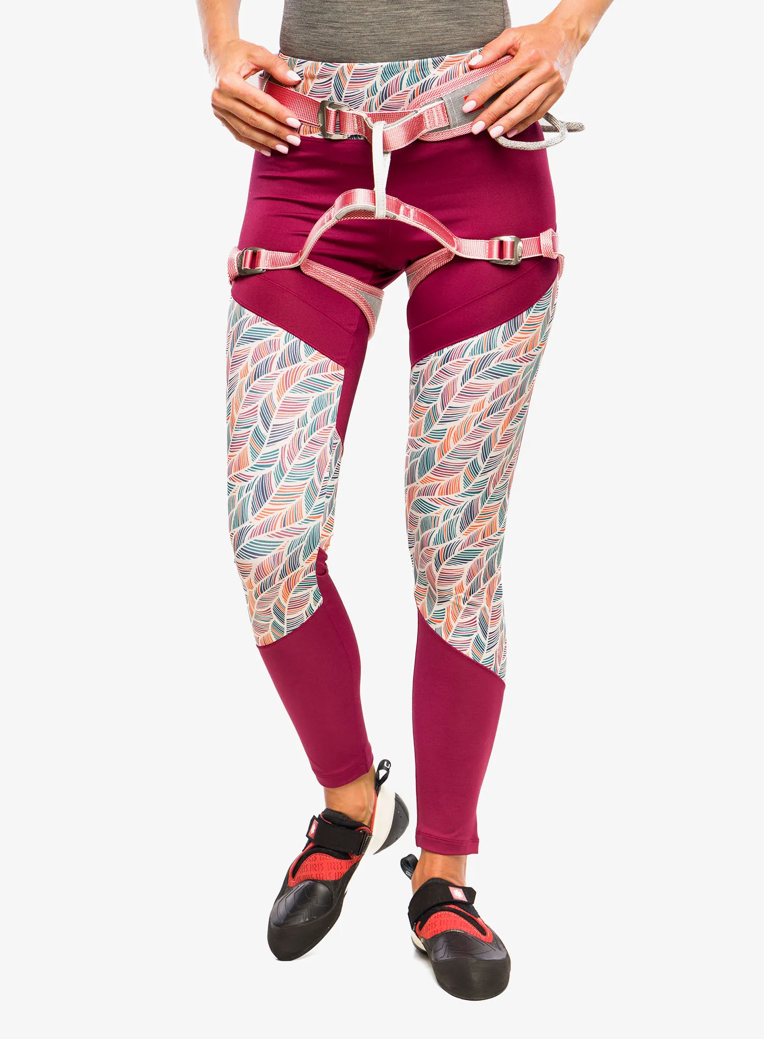 Дамска сбруя за катерене Ocun Twist Tech Eco Lady - grey/red
