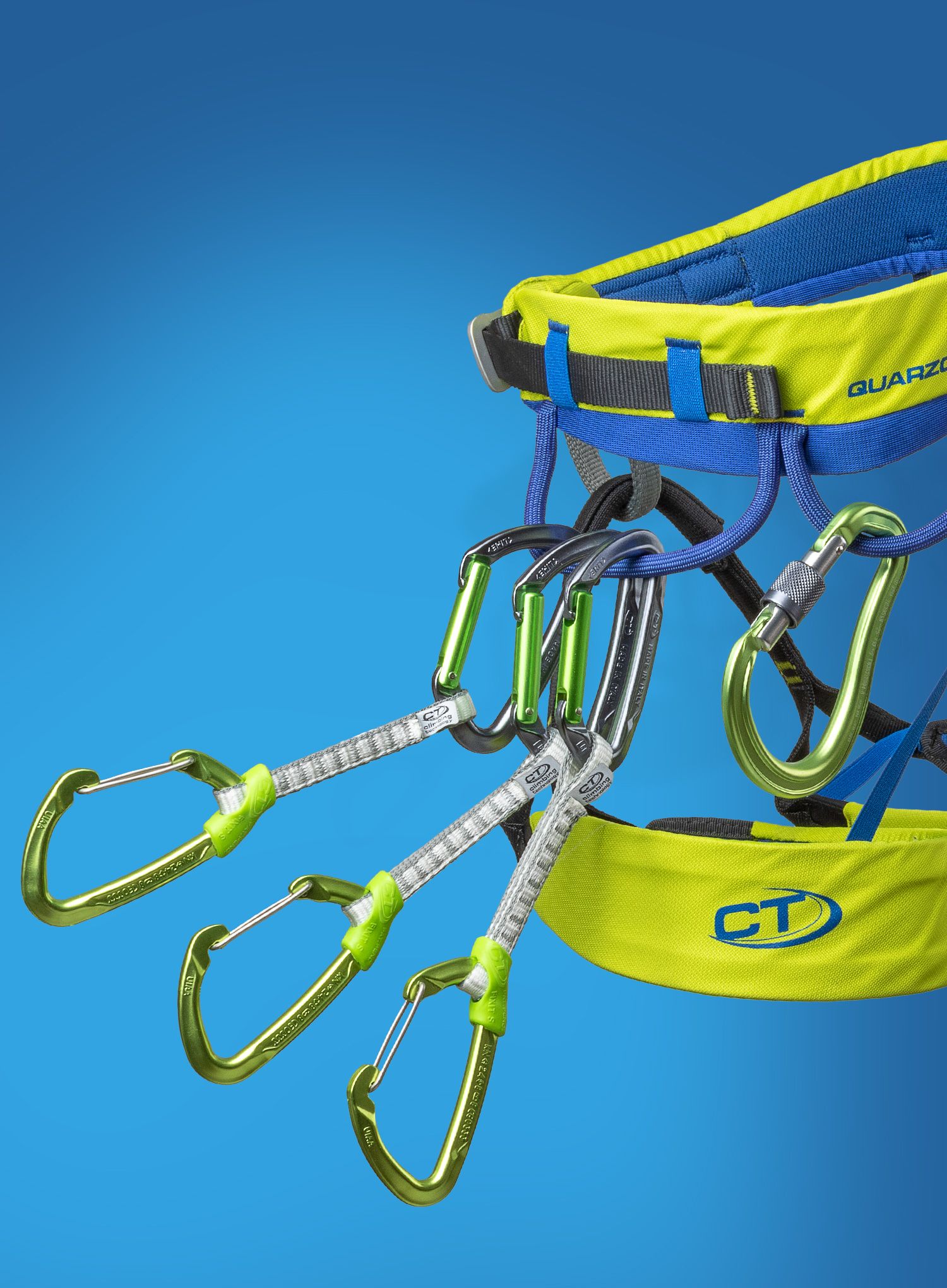 Катерачна седалка Climbing Technology Quarzo - green/blue