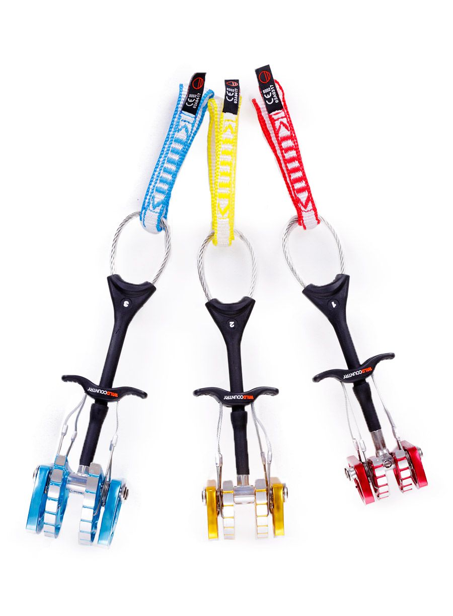 Френдове за катерене Wild Country Friend Set 1, 2, 3 - red/gold/blue