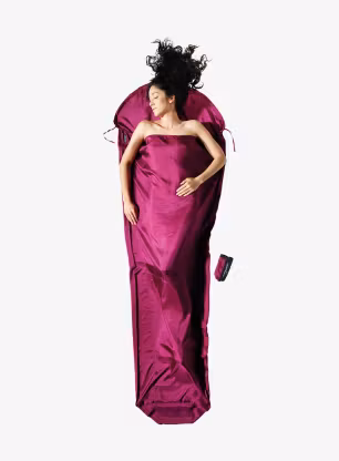 Чаршаф за спален чувал Cocoon MummyLiner - Silk - mulberry red