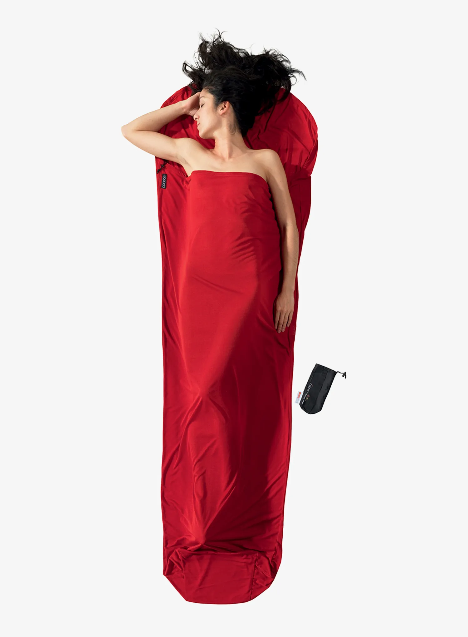 Чаршаф за спален чувал Cocoon MummyLiner - Thermolight Radiator - lava