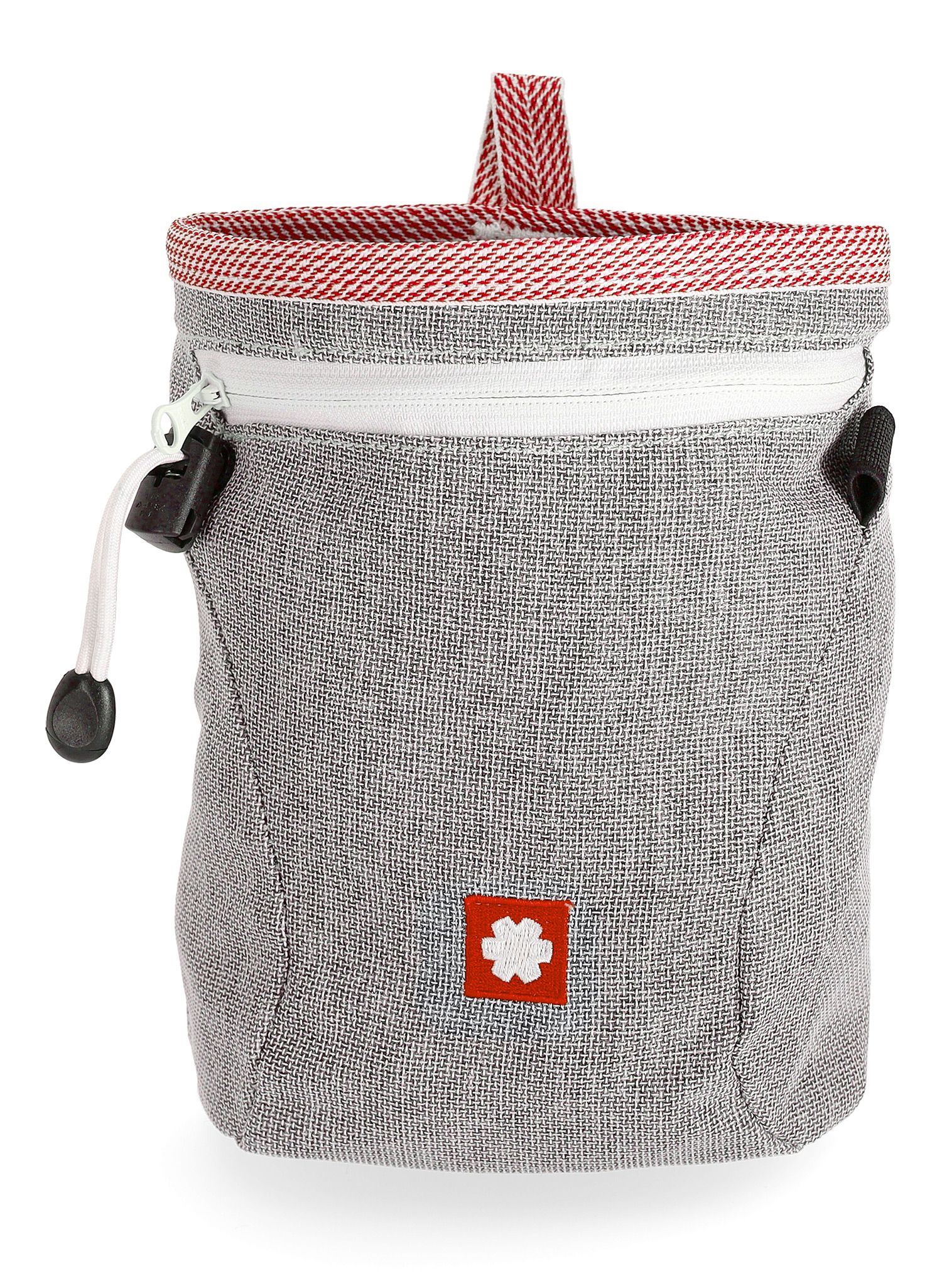 Торбичка за магнезий Ocun Dusty Eco + Belt - grey/red