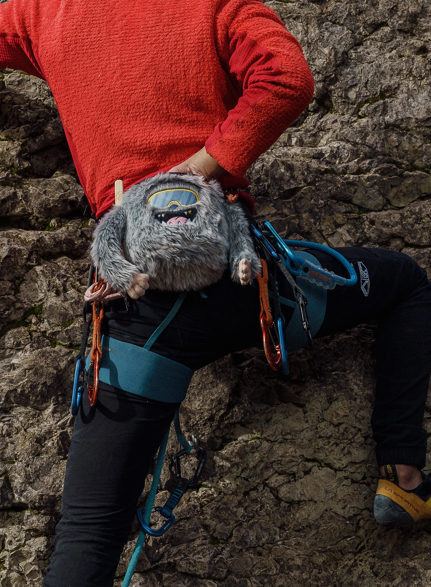 Торбичка за магнезий Y&Y Vertical Chalk Bag - yeti