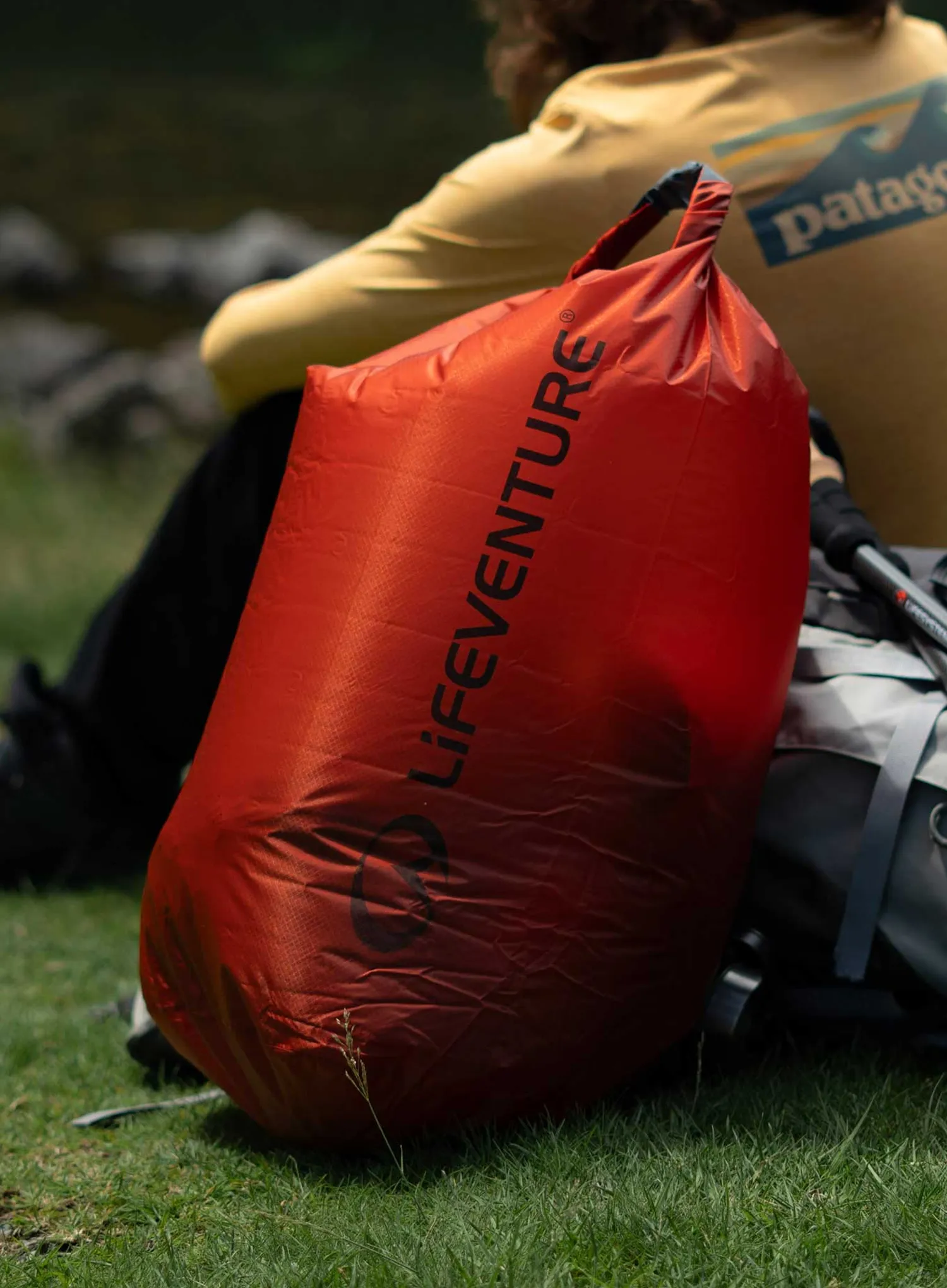 Водоустойчива торба Lifeventure Ultralight Dry Bag 35 l - rust