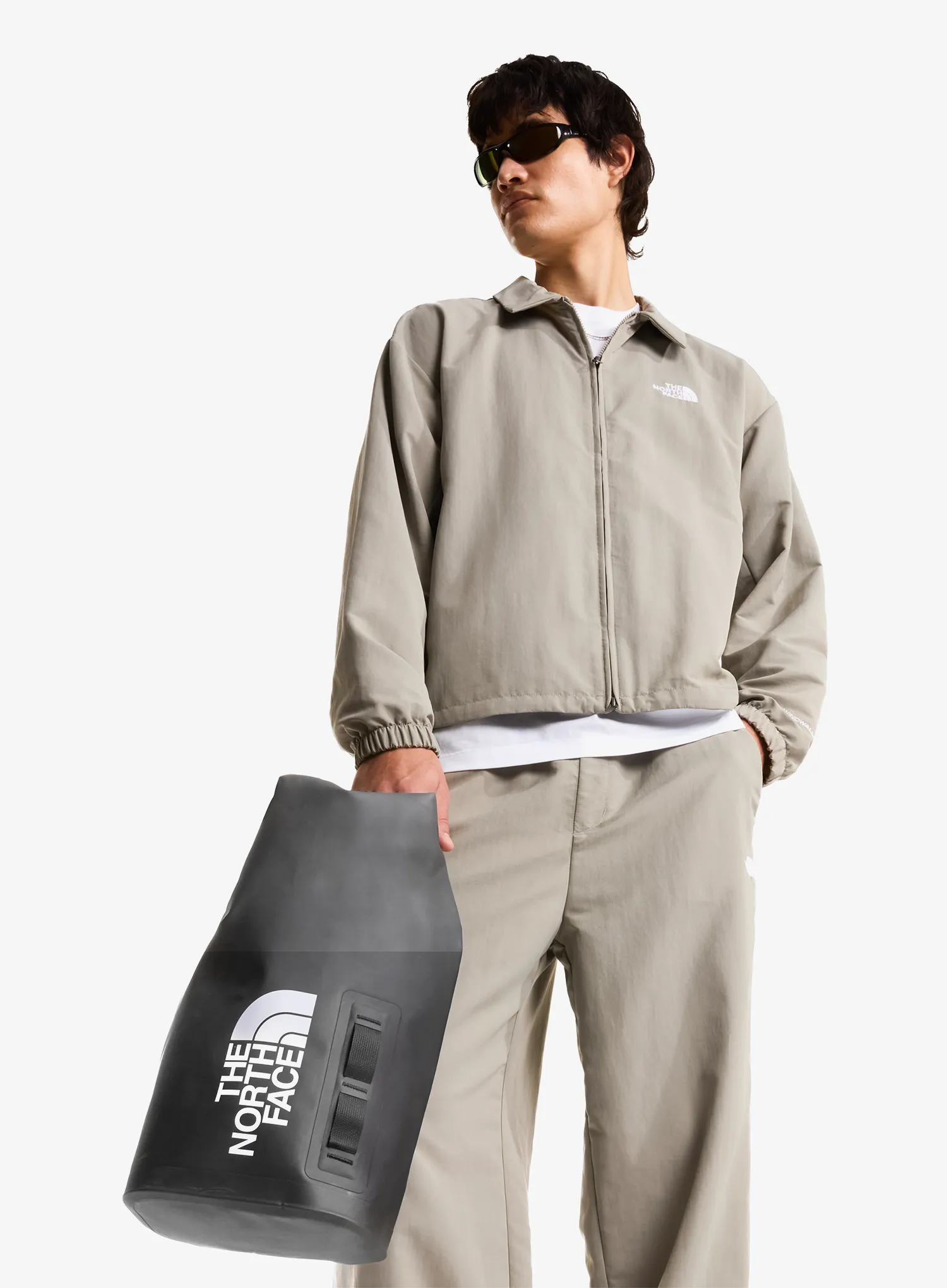 Водоустойчива торба The North Face Base Camp Dry Bag 12L - black/white