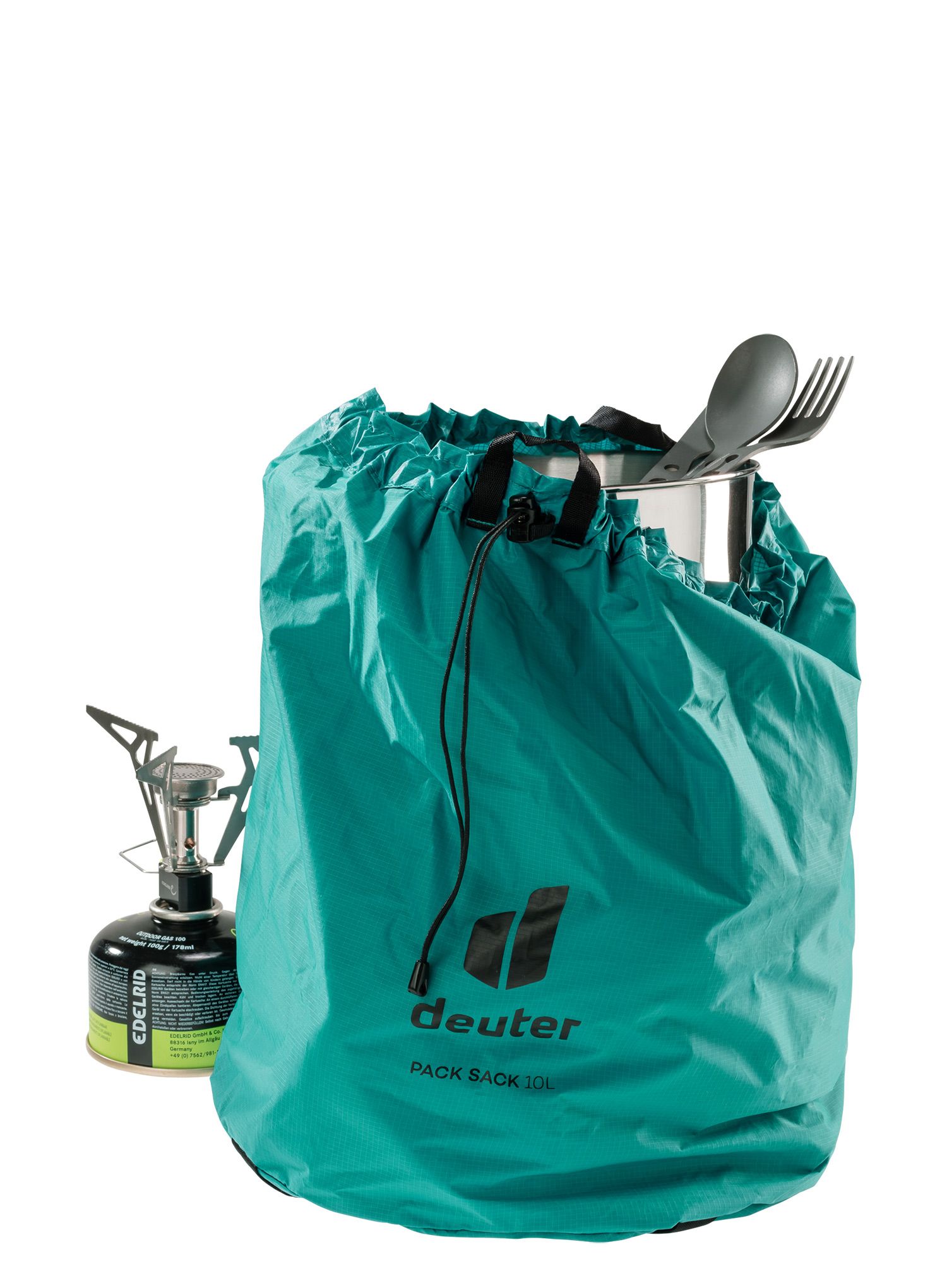 Торба за багаж Deuter Pack Sack 10 - petrol