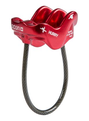 Комплект за осигуряване Ocun Belay Set Condor Hurry - anthracite/red