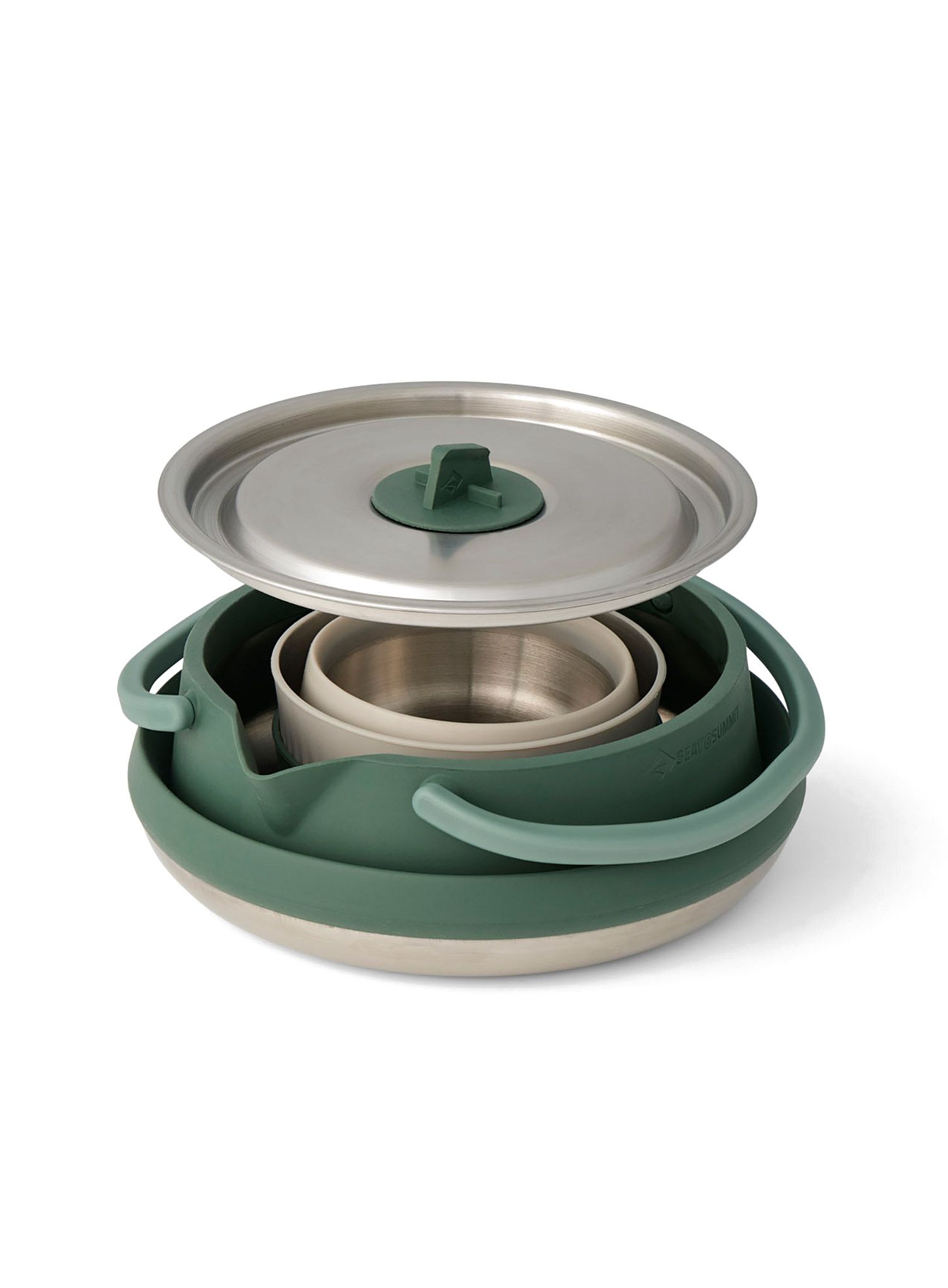 Комплект съдове Sea to Summit Detour SL Steel Kettle Cook Set 3P