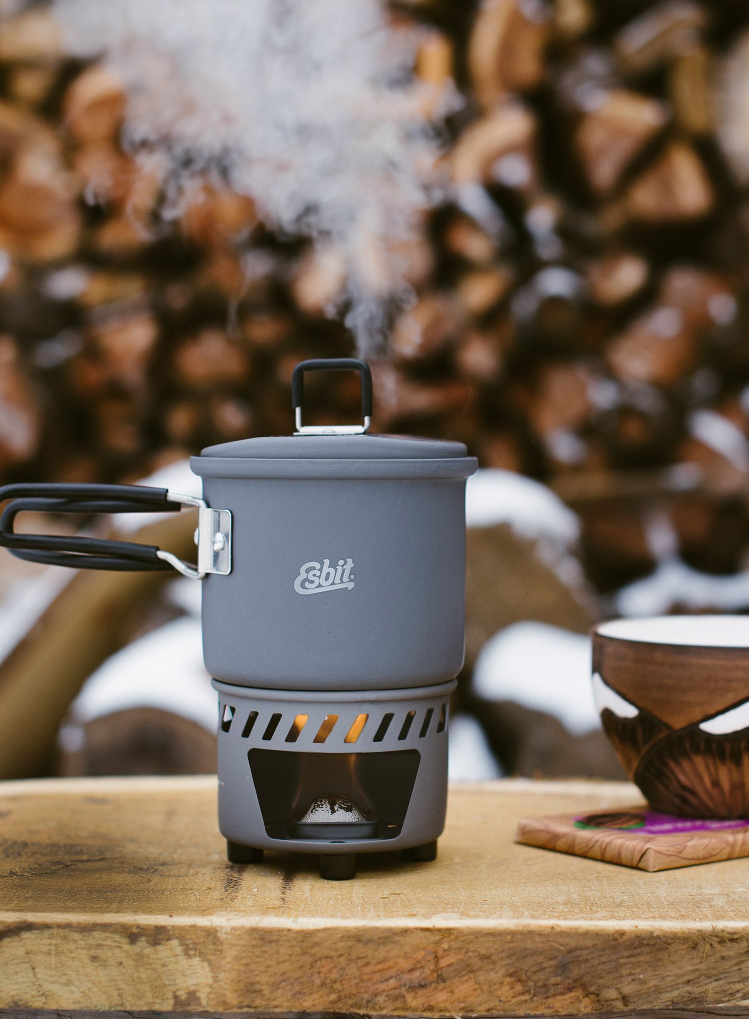 Комплект за готвене Esbit Solid Fuel Cookset 585ml