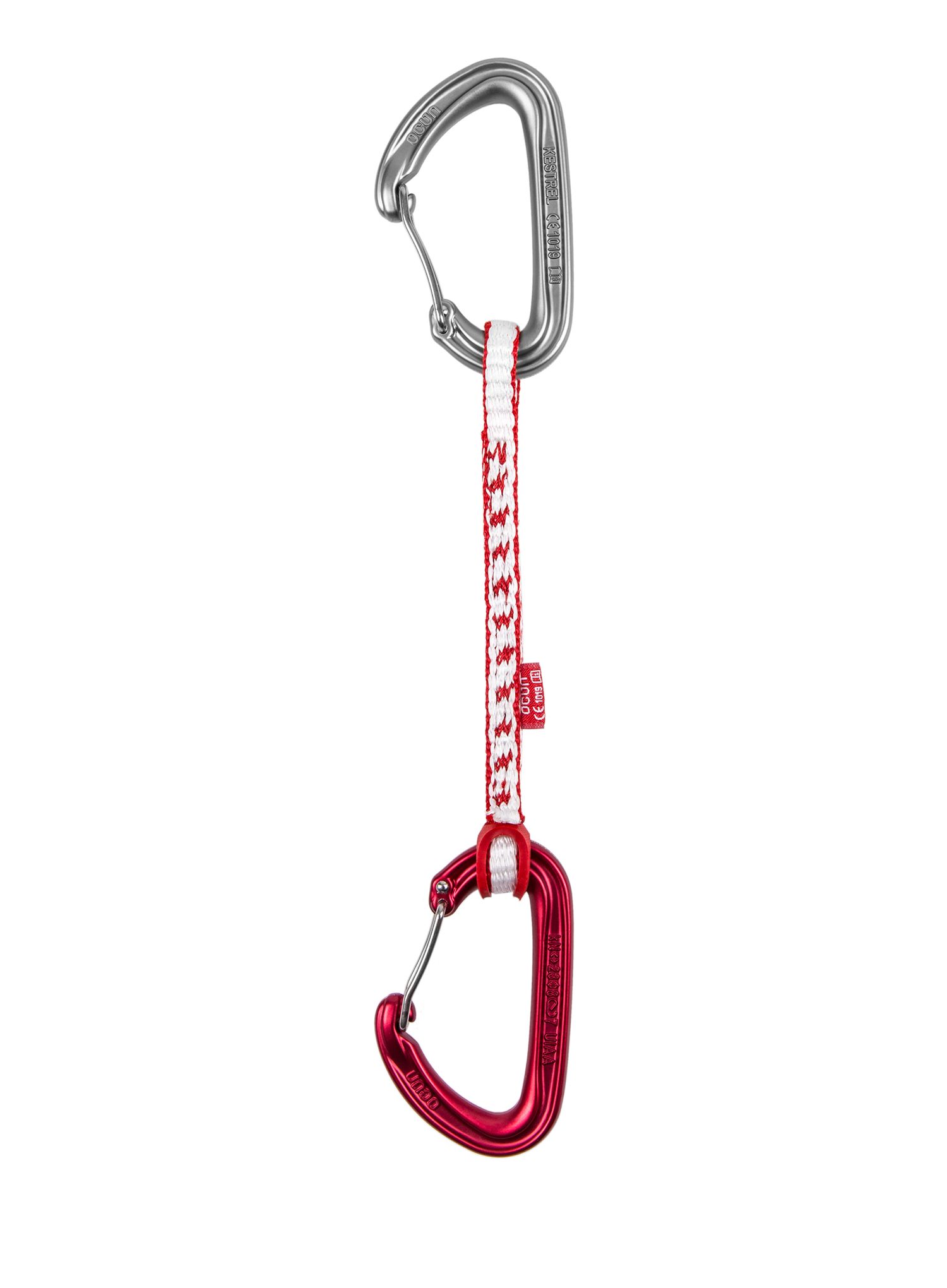 Катерачни примки Ocun Kestrel QD DYN 8 - 15cm 5-pack - red