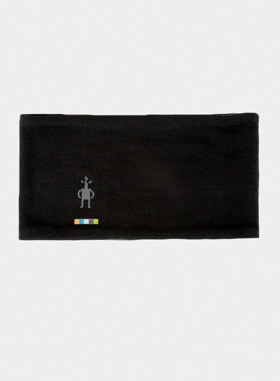 Лента за глава SmartWool Merino 250 Reversible Headband - black/charcoal